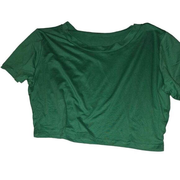 NWT Womens‎ Green Wide Leg Flowy Comfortable Boho Chic Pants - Picture 4 of 5